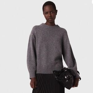 Maje Dual-material Pleated Maxi Dress